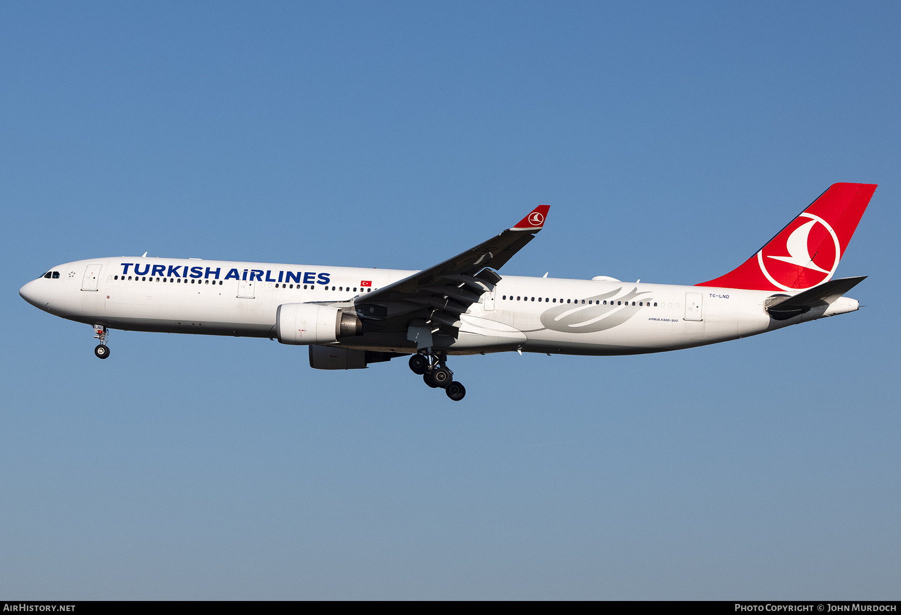 Aircraft Photo of TC-LND | Airbus A330-303 | Turkish Airlines | AirHistory.net #786806
