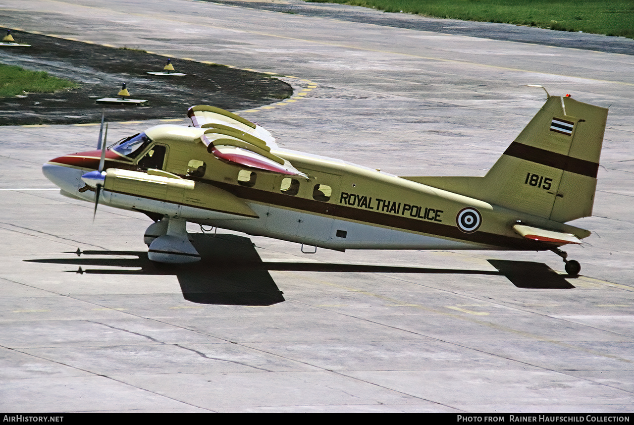 Aircraft Photo of 1815 | Dornier Do-28D-1 Skyservant | Thailand - Police | AirHistory.net #786844