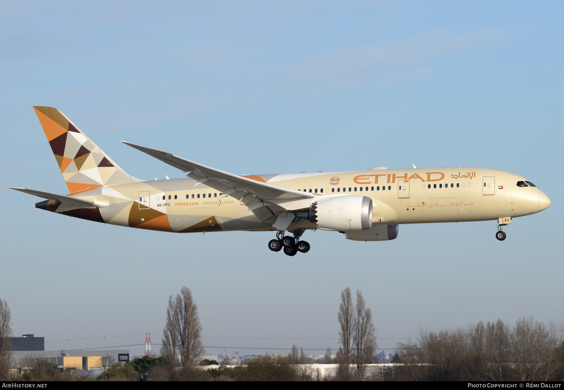 Aircraft Photo of A6-PFC | Boeing 787-8 BBJ | Etihad Airways | AirHistory.net #786864