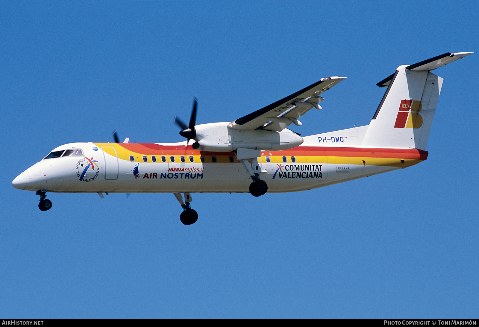 Aircraft Photo of PH-DMQ | Bombardier DHC-8-315Q Dash 8 | Iberia Regional | AirHistory.net #786875