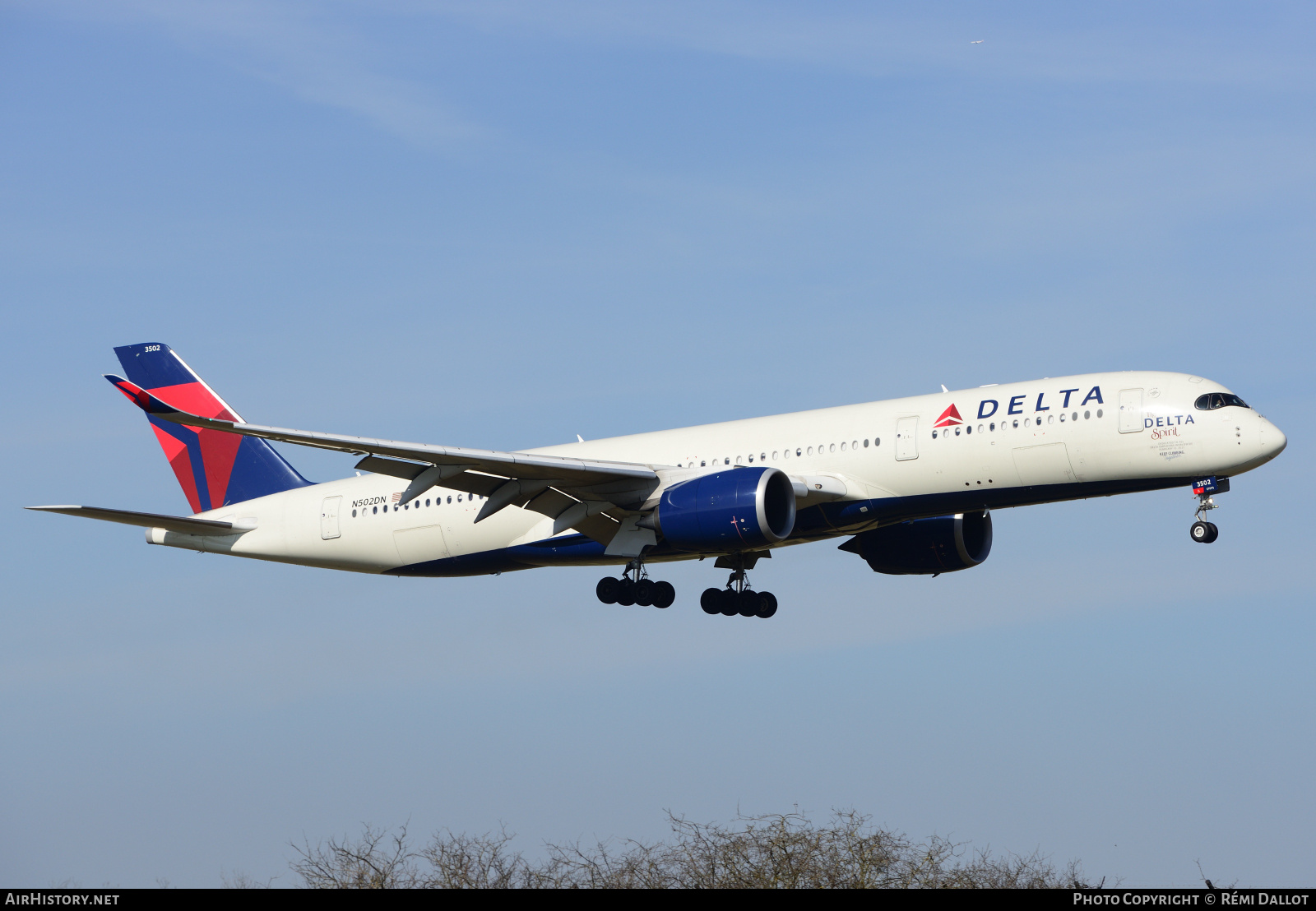 Aircraft Photo of N502DN | Airbus A350-941 | Delta Air Lines | AirHistory.net #786886