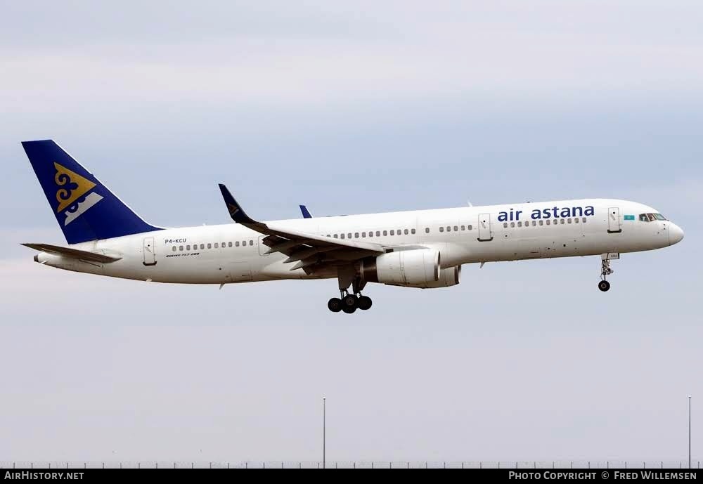 Aircraft Photo of P4-KCU | Boeing 757-23N | Air Astana | AirHistory.net #786913