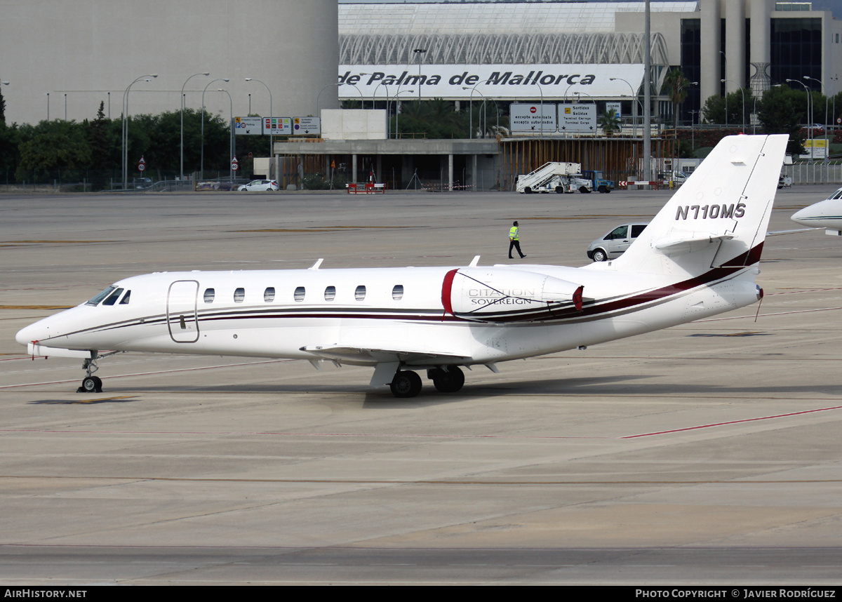 Aircraft Photo of N710MS | Cessna 680 Citation Sovereign | AirHistory.net #786925