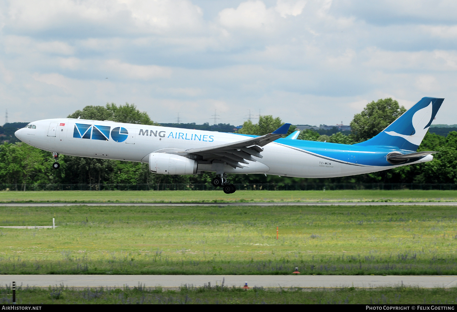 Aircraft Photo of TC-MCN | Airbus A330-343E/P2F | MNG Airlines | AirHistory.net #786929