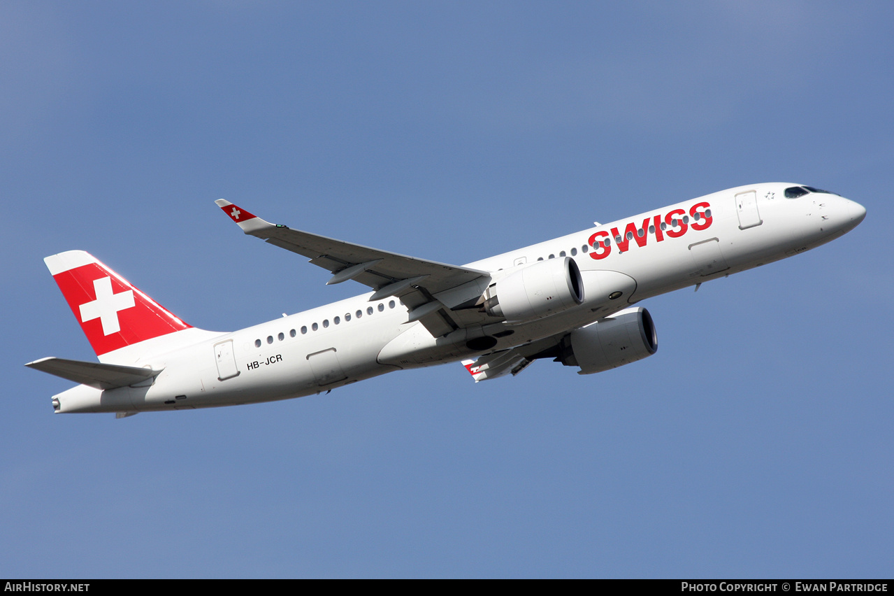 Aircraft Photo of HB-JCR | Airbus A220-371 (BD-500-1A11) | Swiss International Air Lines | AirHistory.net #786934