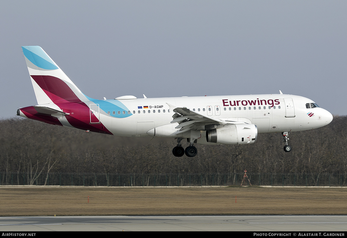 Aircraft Photo of D-AGWP | Airbus A319-132 | Eurowings | AirHistory.net #786939
