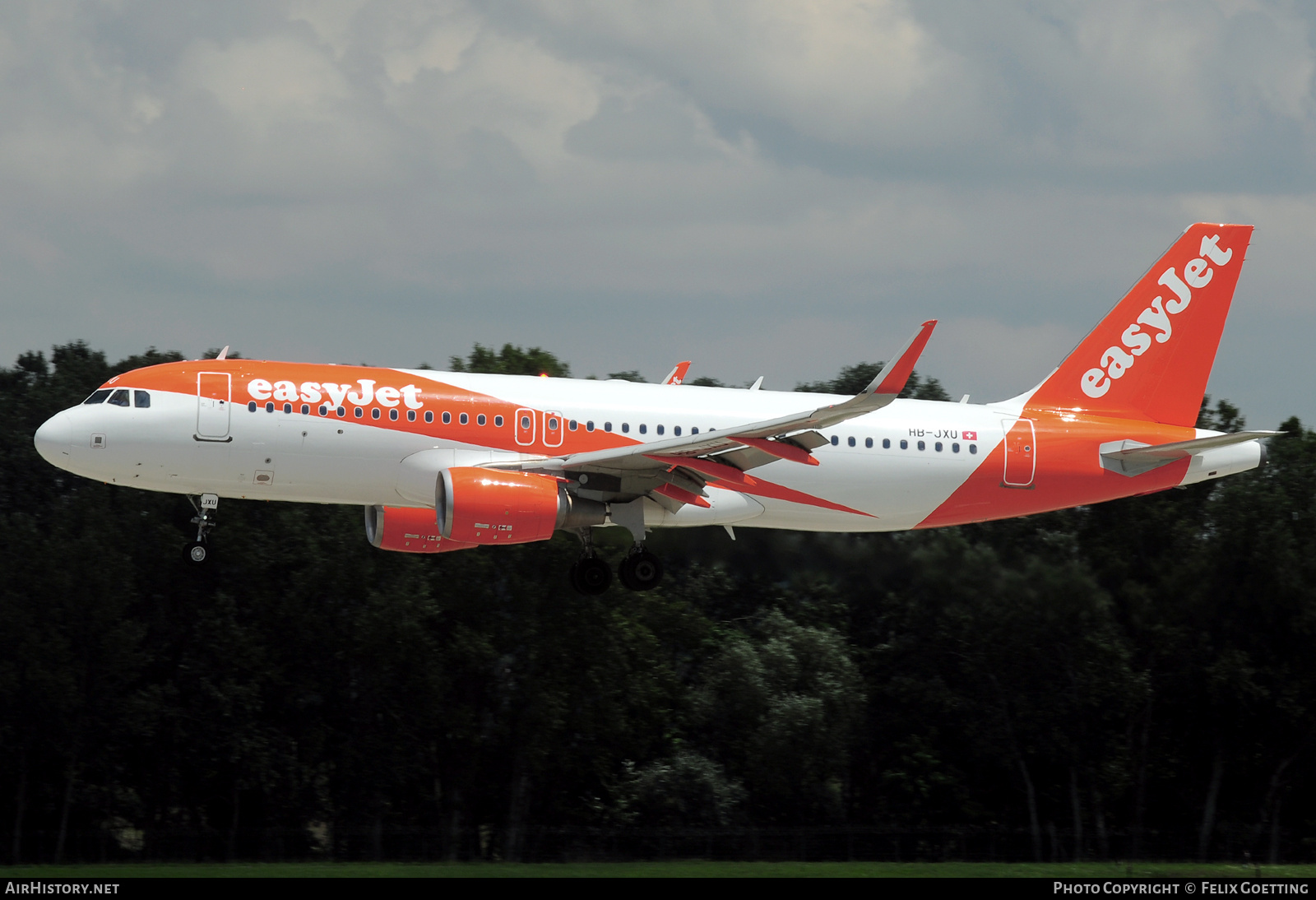 Aircraft Photo of HB-JXU | Airbus A320-214 | EasyJet | AirHistory.net #786976