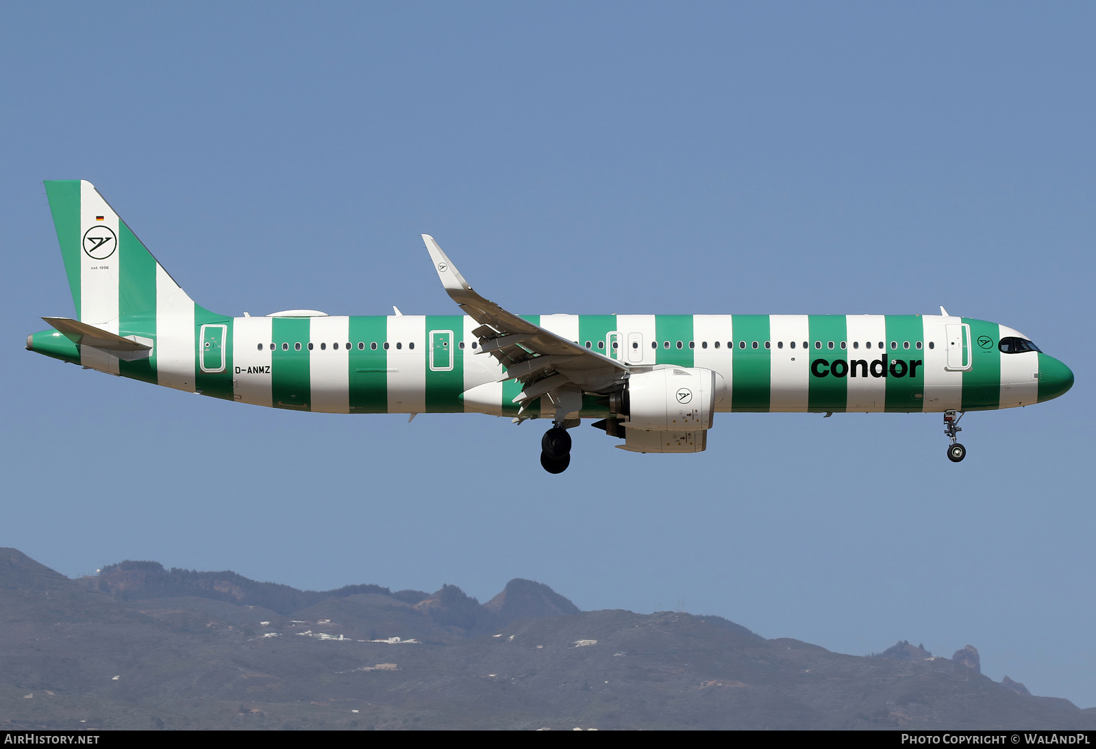 Aircraft Photo of D-ANMZ | Airbus A321-271NX | Condor Flugdienst | AirHistory.net #786994