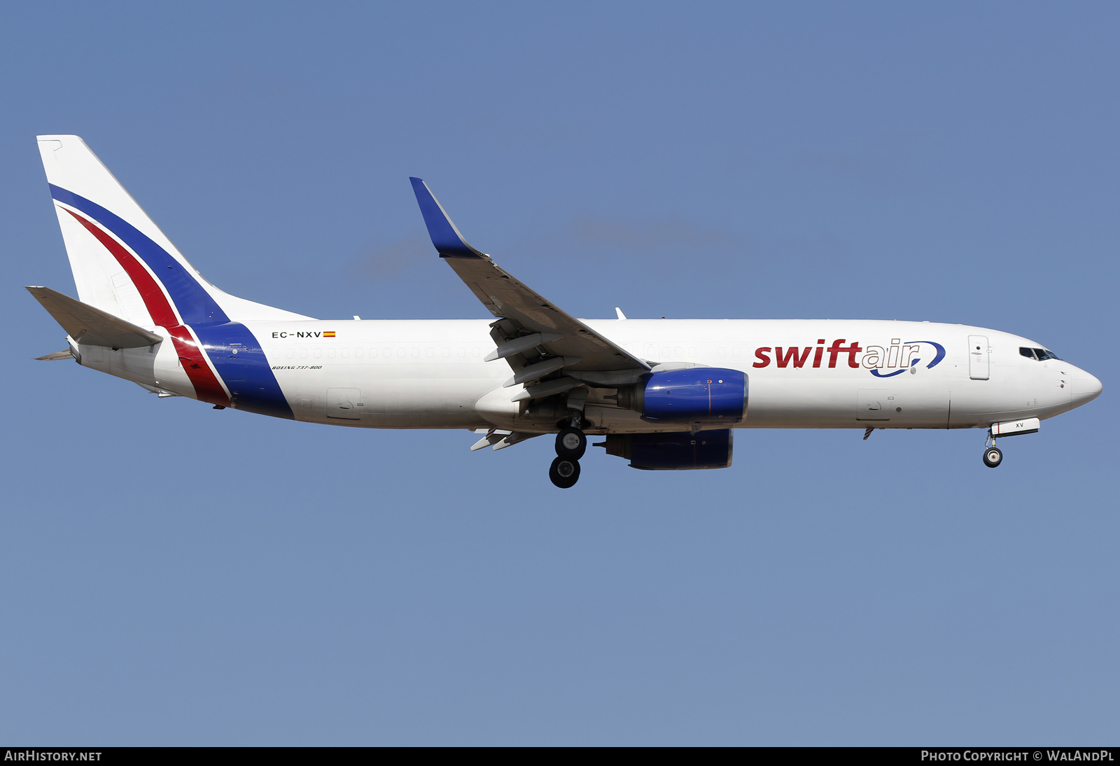Aircraft Photo of EC-NXV | Boeing 737-8FE(BCF) | Swiftair | AirHistory.net #787008