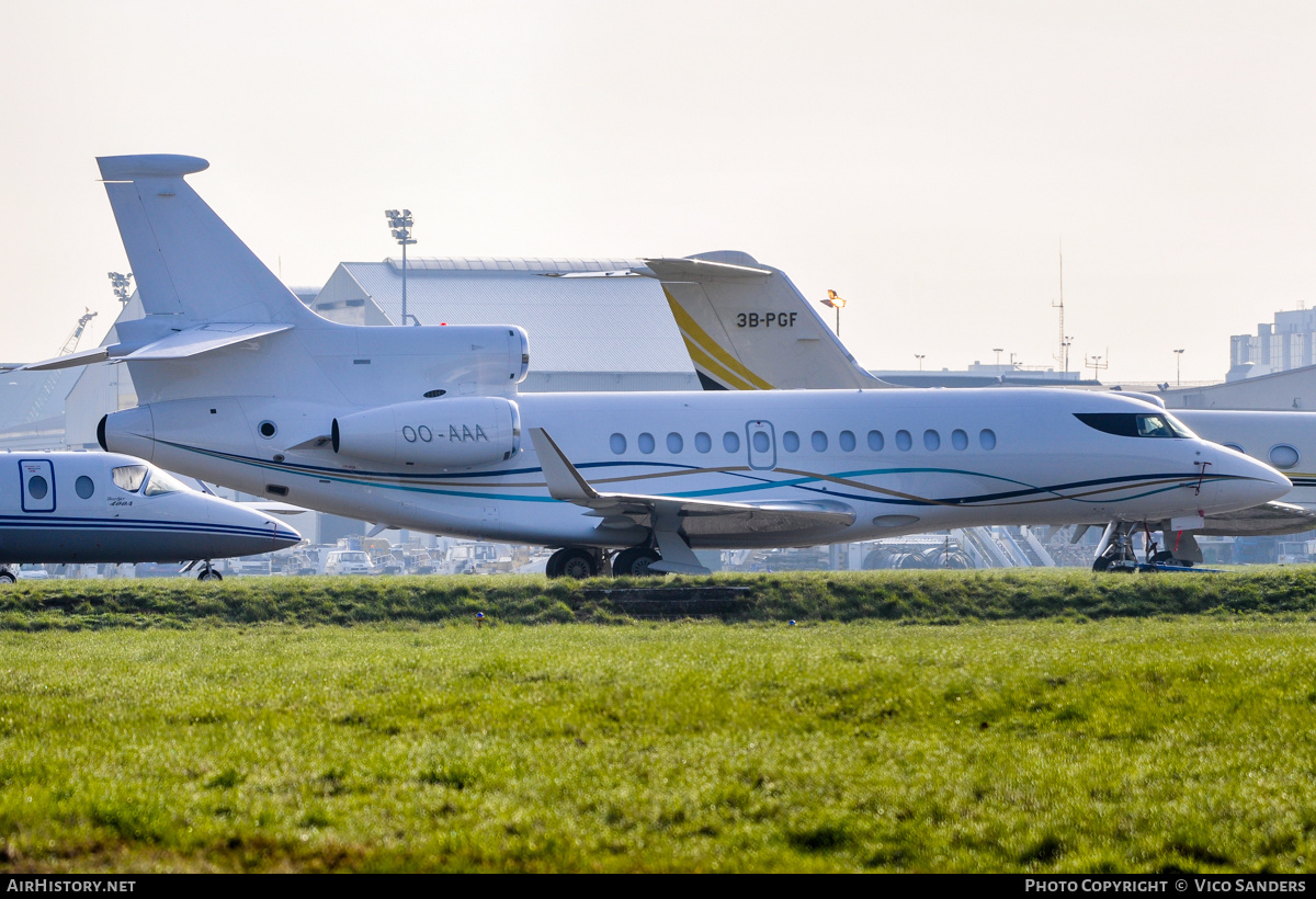 Aircraft Photo of OO-AAA | Dassault Falcon 7X | AirHistory.net #787009