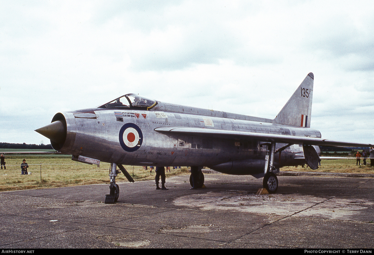 Aircraft Photo of XM135 | English Electric Lightning F1 | UK - Air Force | AirHistory.net #787028