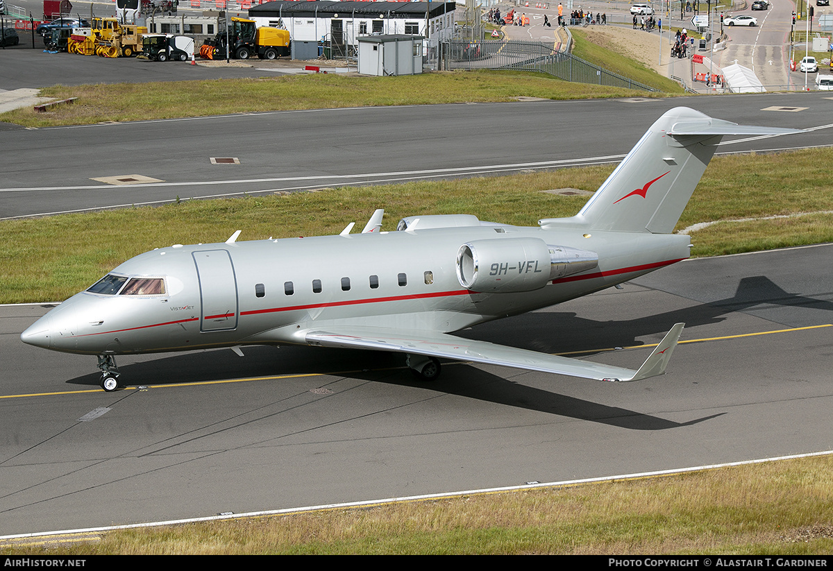 Aircraft Photo of 9H-VFL | Bombardier Challenger 604 (CL-600-2B16) | VistaJet | AirHistory.net #787056