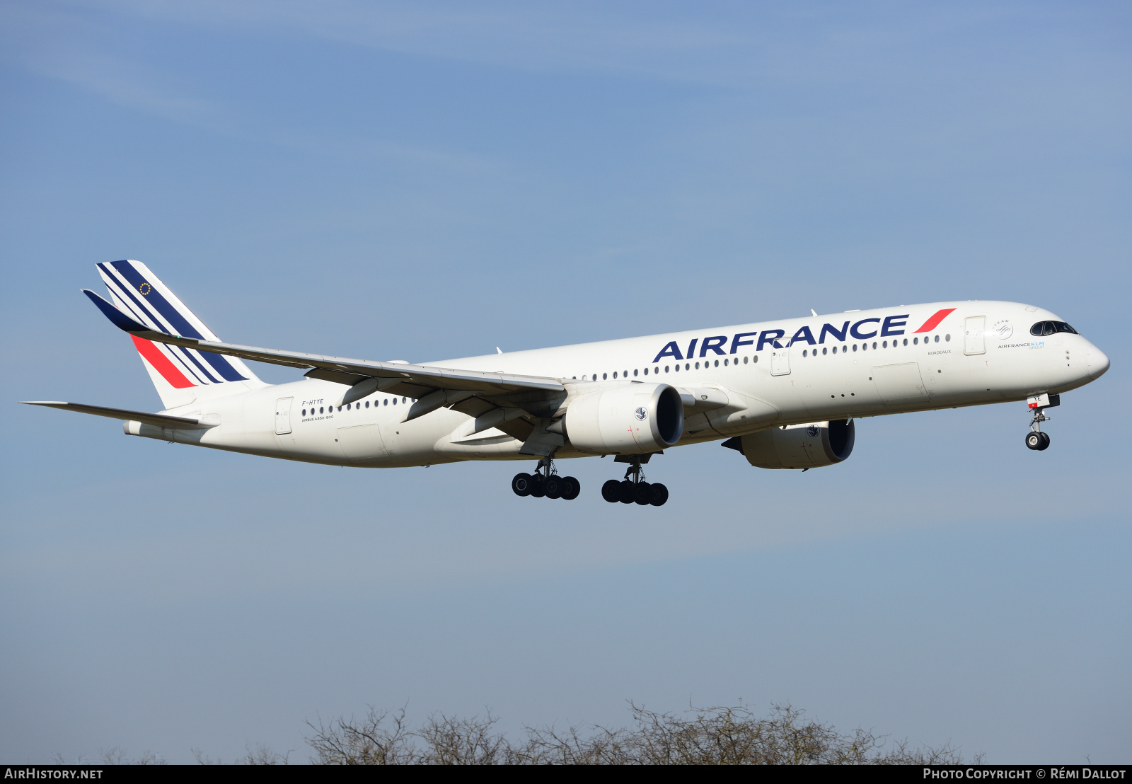 Aircraft Photo of F-HTYE | Airbus A350-941 | Air France | AirHistory.net #787179