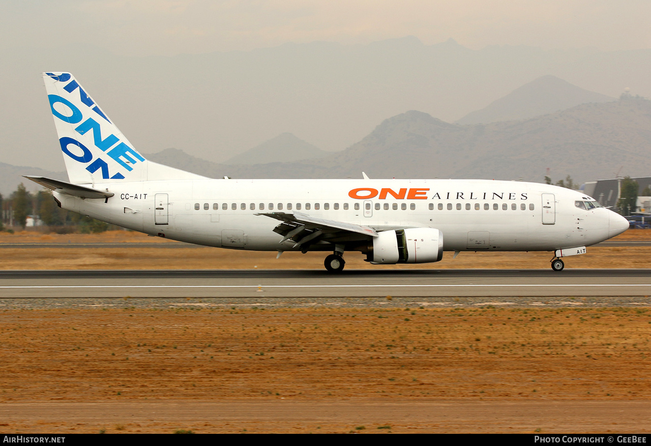 Aircraft Photo of CC-AIT | Boeing 737-36N | One Airlines | AirHistory.net #787187