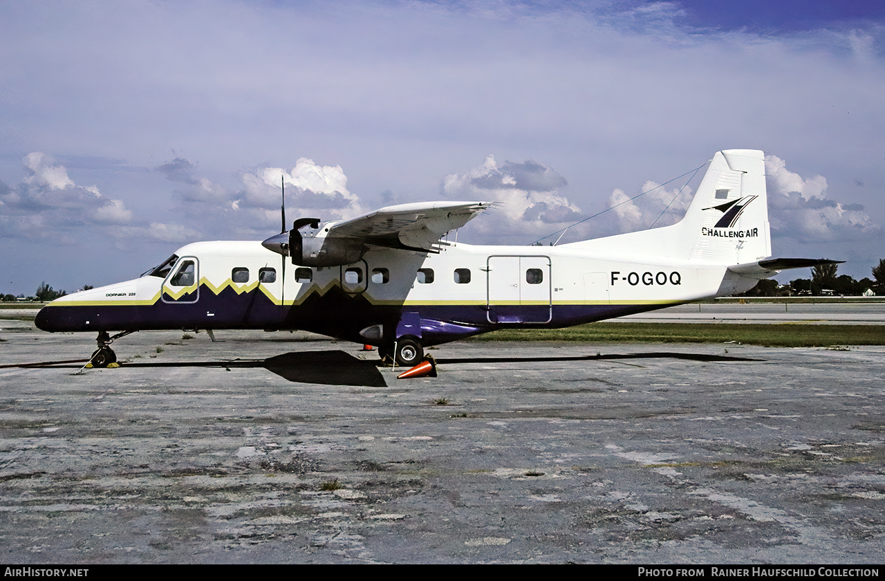 Aircraft Photo of F-OGOQ | Dornier 228-101 | Challeng'Air International | AirHistory.net #787251