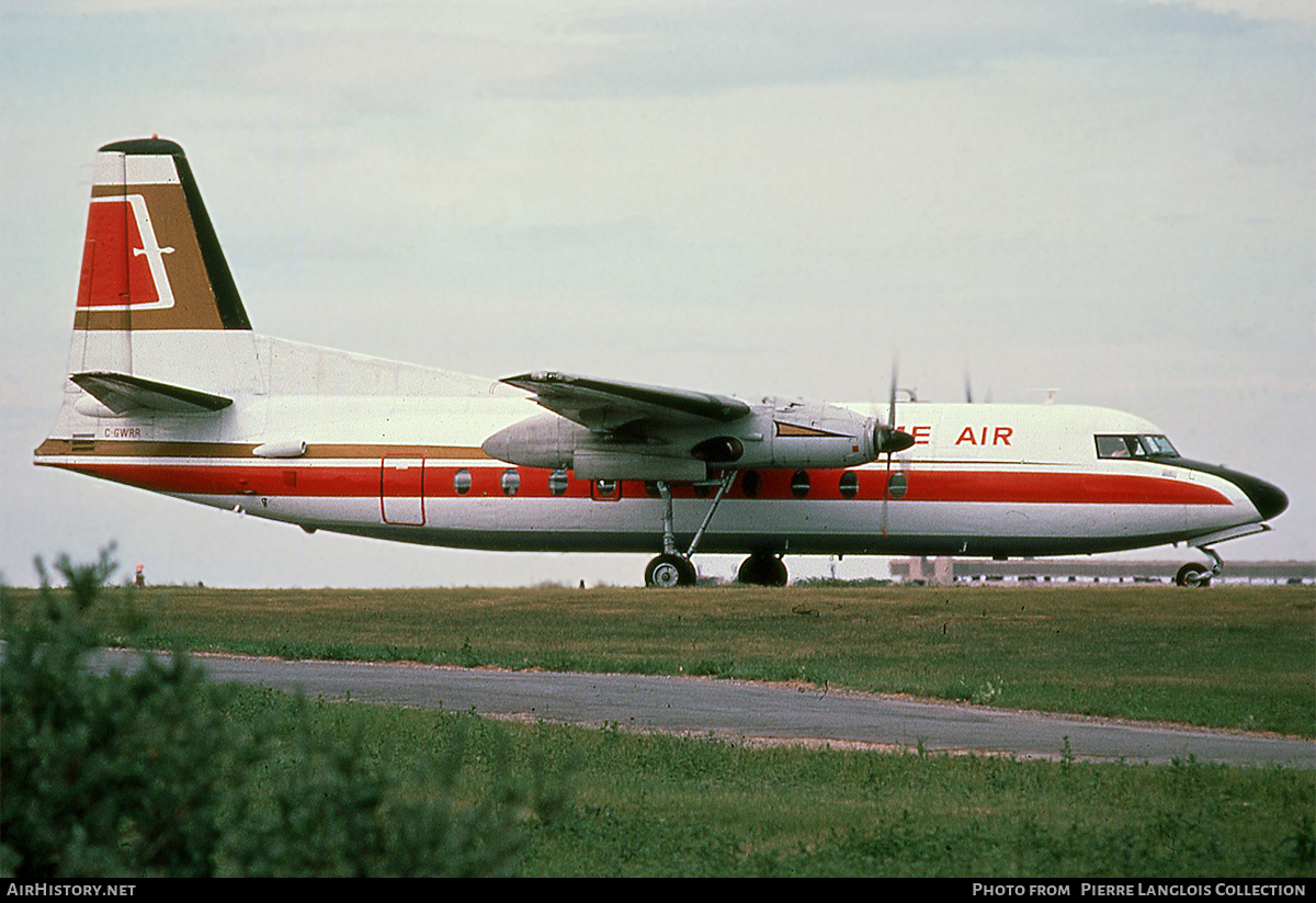 Aircraft Photo of C-GWRR | Fairchild F-27J | Time Air | AirHistory.net #787262