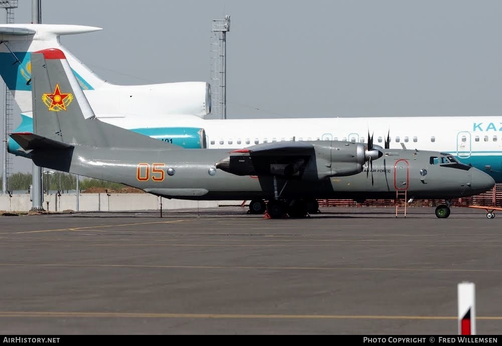 Aircraft Photo of 05 red | Antonov An-26 | Kazakhstan - Air Force | AirHistory.net #787263