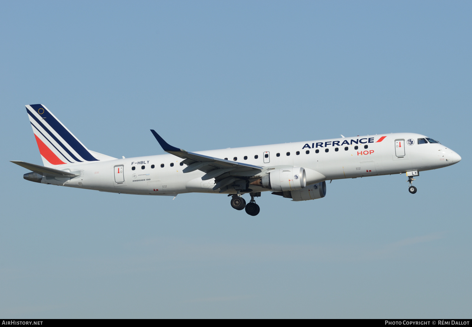 Aircraft Photo of F-HBLY | Embraer 190STD (ERJ-190-100STD) | Air France | AirHistory.net #787267