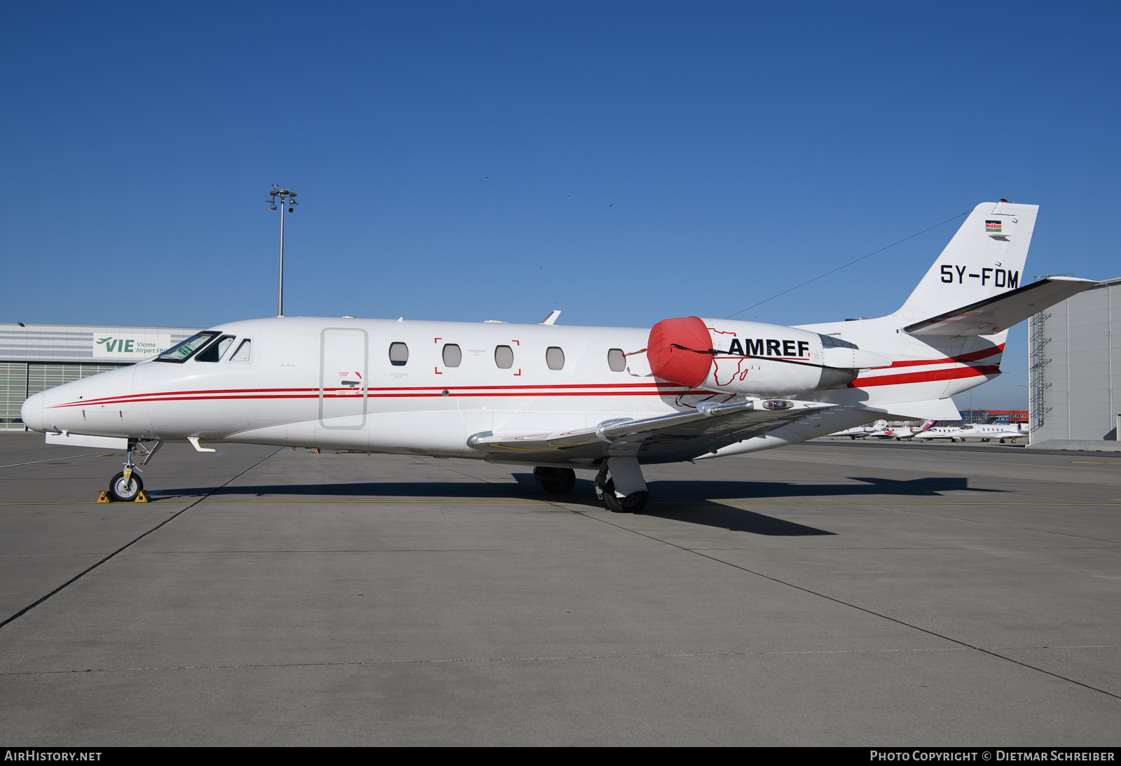 Aircraft Photo of 5Y-FDM | Cessna 560XL Citation XLS | AMREF Flying Doctors | AirHistory.net #787294
