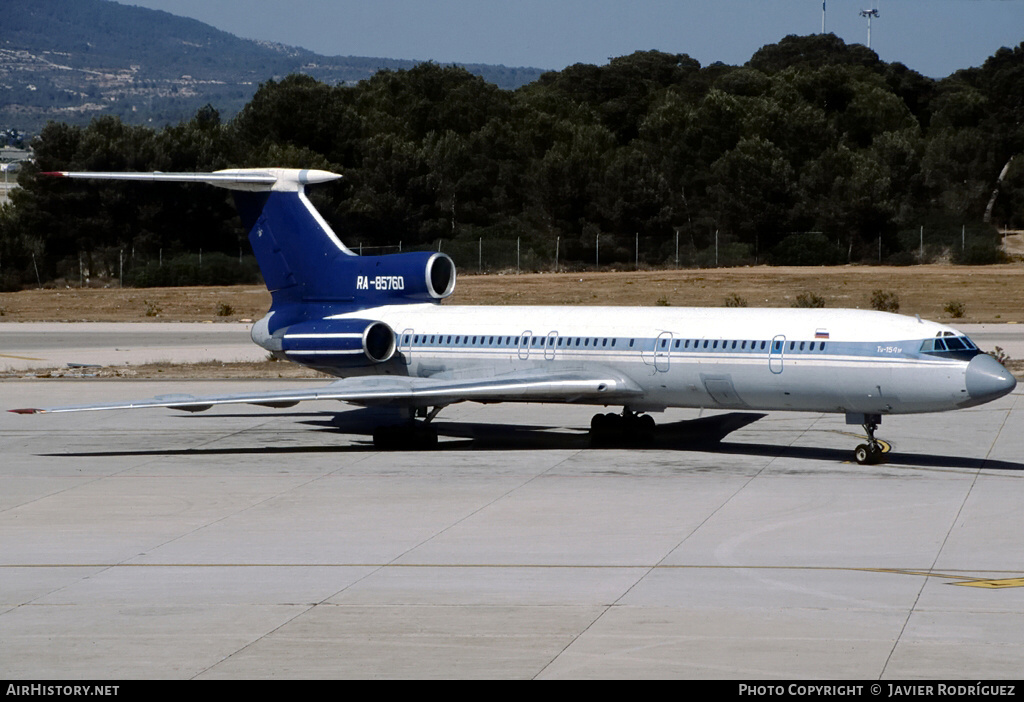 Aircraft Photo of RA-85760 | Tupolev Tu-154M | Continental Airways | AirHistory.net #787302