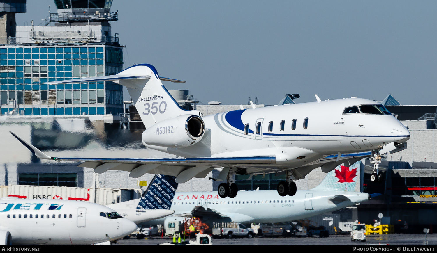 Aircraft Photo of N501BZ | Bombardier Challenger 350 (BD-100-1A10) | Bombardier | AirHistory.net #787311