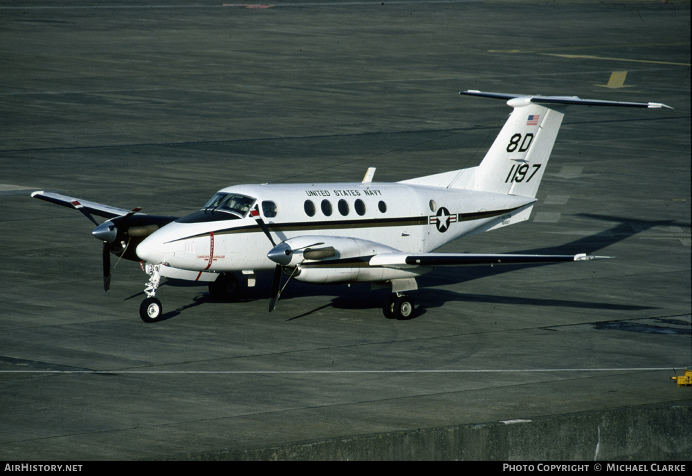 Aircraft Photo of 161197 / 1197 | Beech UC-12B Super King Air (A200C) | USA - Navy | AirHistory.net #787316