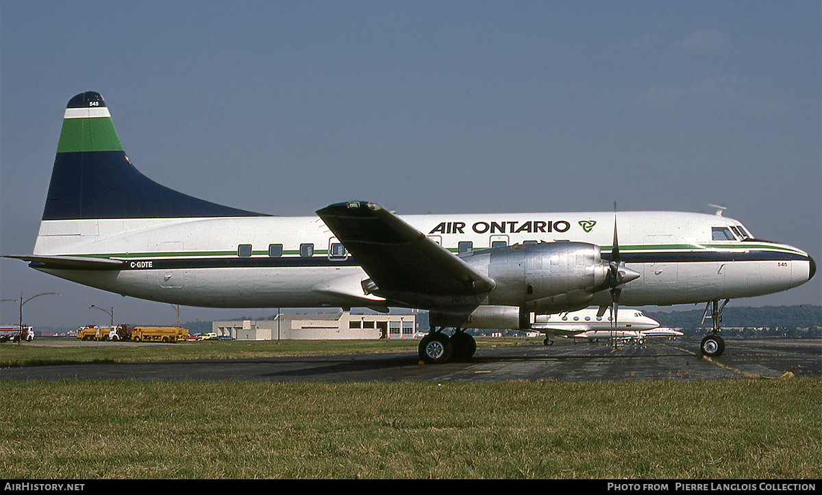 Aircraft Photo of C-GDTE | Convair 580 | Air Ontario | AirHistory.net #787322