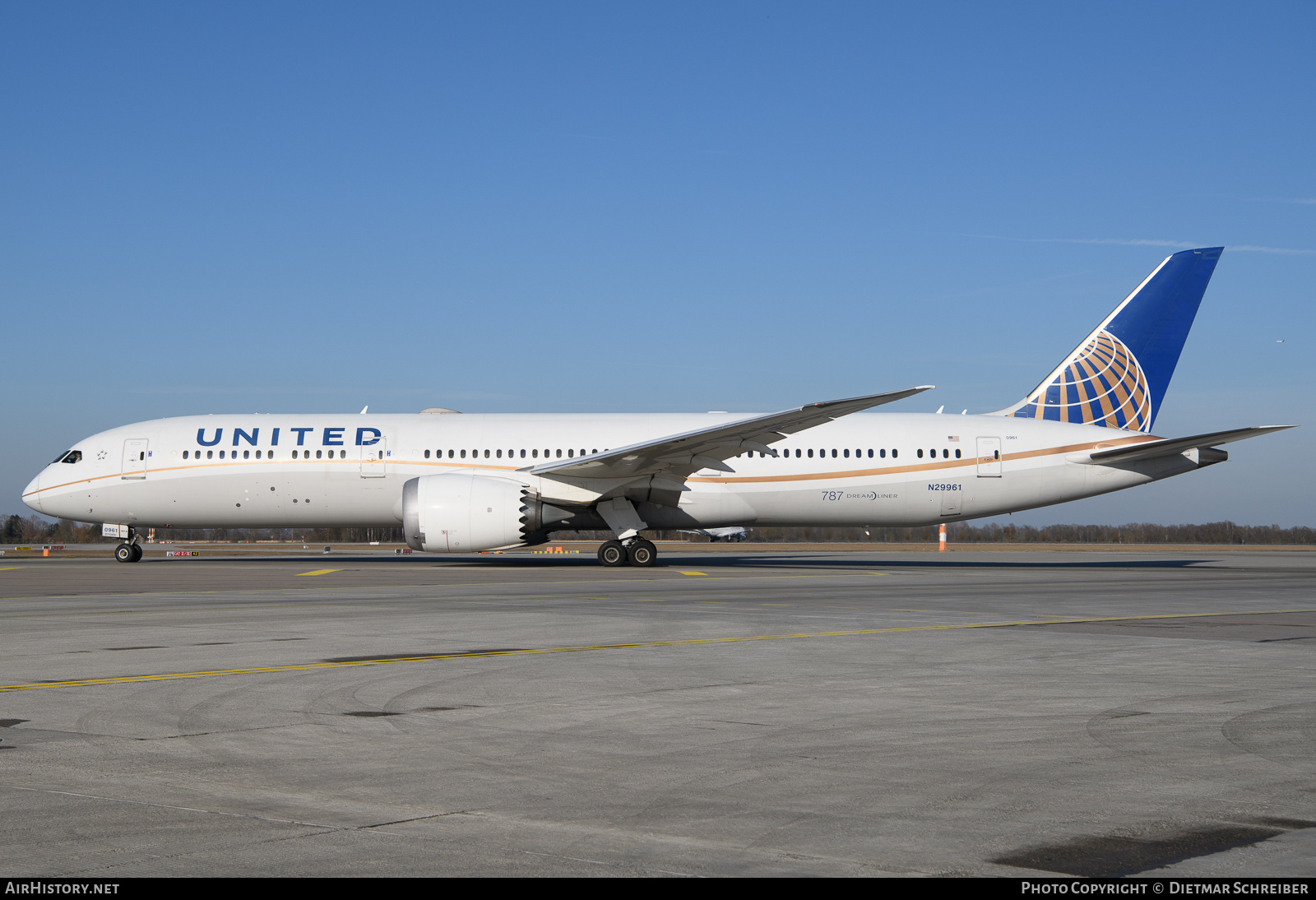 Aircraft Photo of N29961 | Boeing 787-9 Dreamliner | United Airlines | AirHistory.net #787354