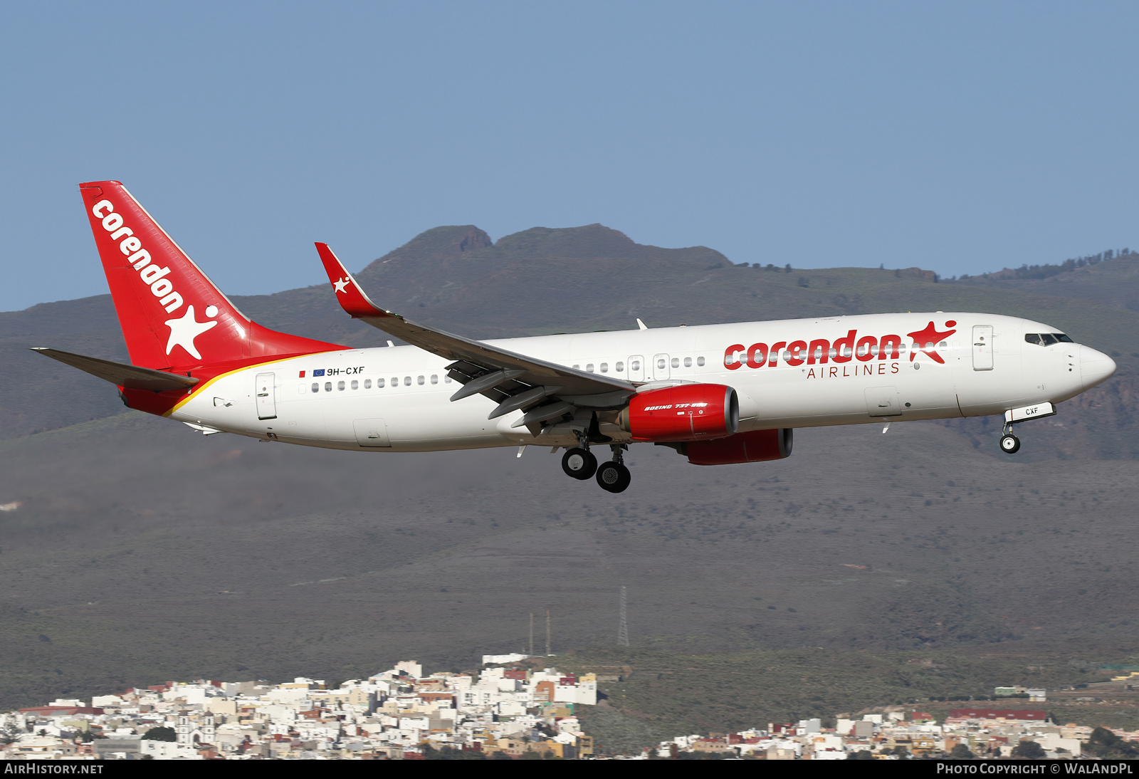 Aircraft Photo of 9H-CXF | Boeing 737-8KN | Corendon Airlines | AirHistory.net #787389