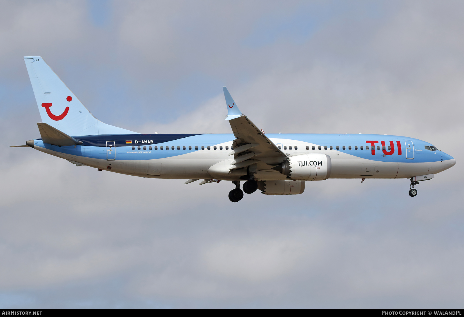 Aircraft Photo of D-AMAB | Boeing 737-8 Max 8 | TUI | AirHistory.net #787391