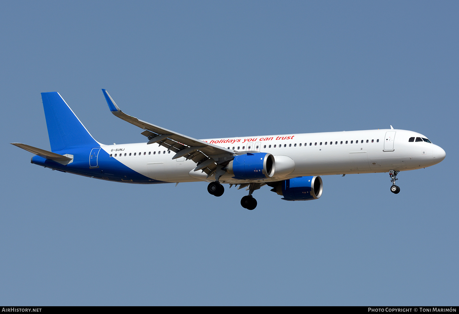 Aircraft Photo of G-SUNJ | Airbus A321-251NX | Jet2 Holidays | AirHistory.net #787399