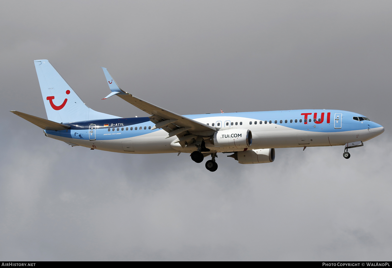 Aircraft Photo of D-ATYL | Boeing 737-8K5 | TUI | AirHistory.net #787415
