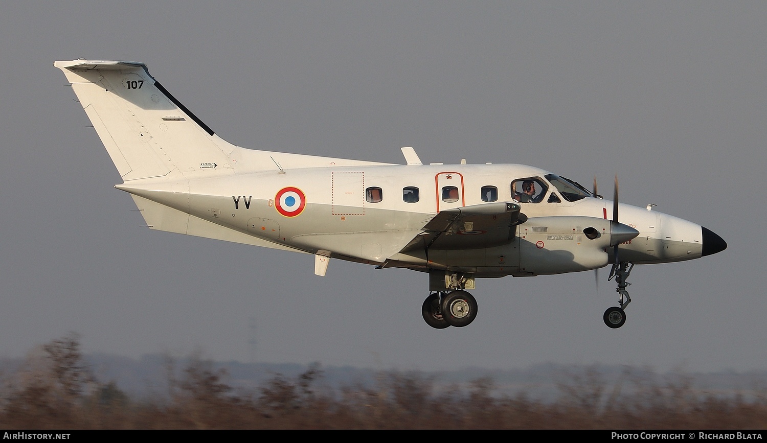 Aircraft Photo of 107 | Embraer EMB-121AA Xingu | France - Air Force | AirHistory.net #787423