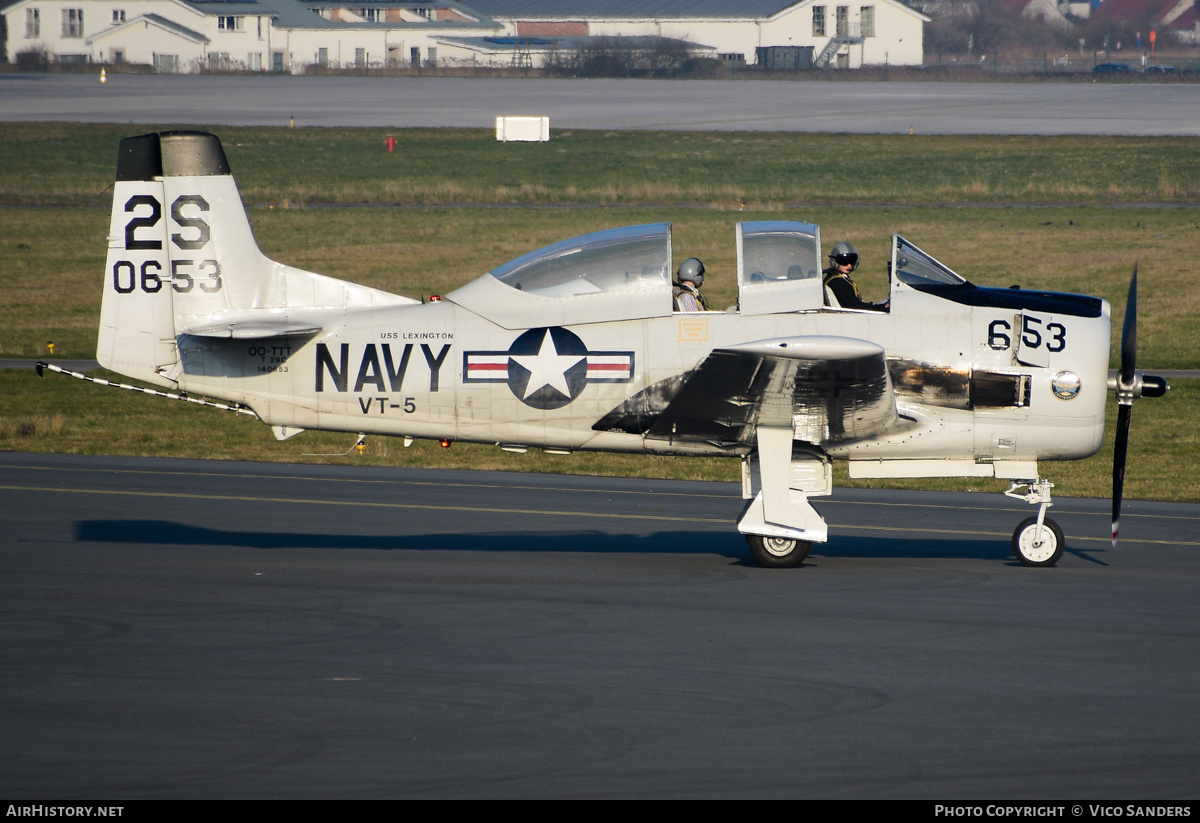 Aircraft Photo of OO-TTT / 140653 | North American T-28C Trojan | USA - Navy | AirHistory.net #787432