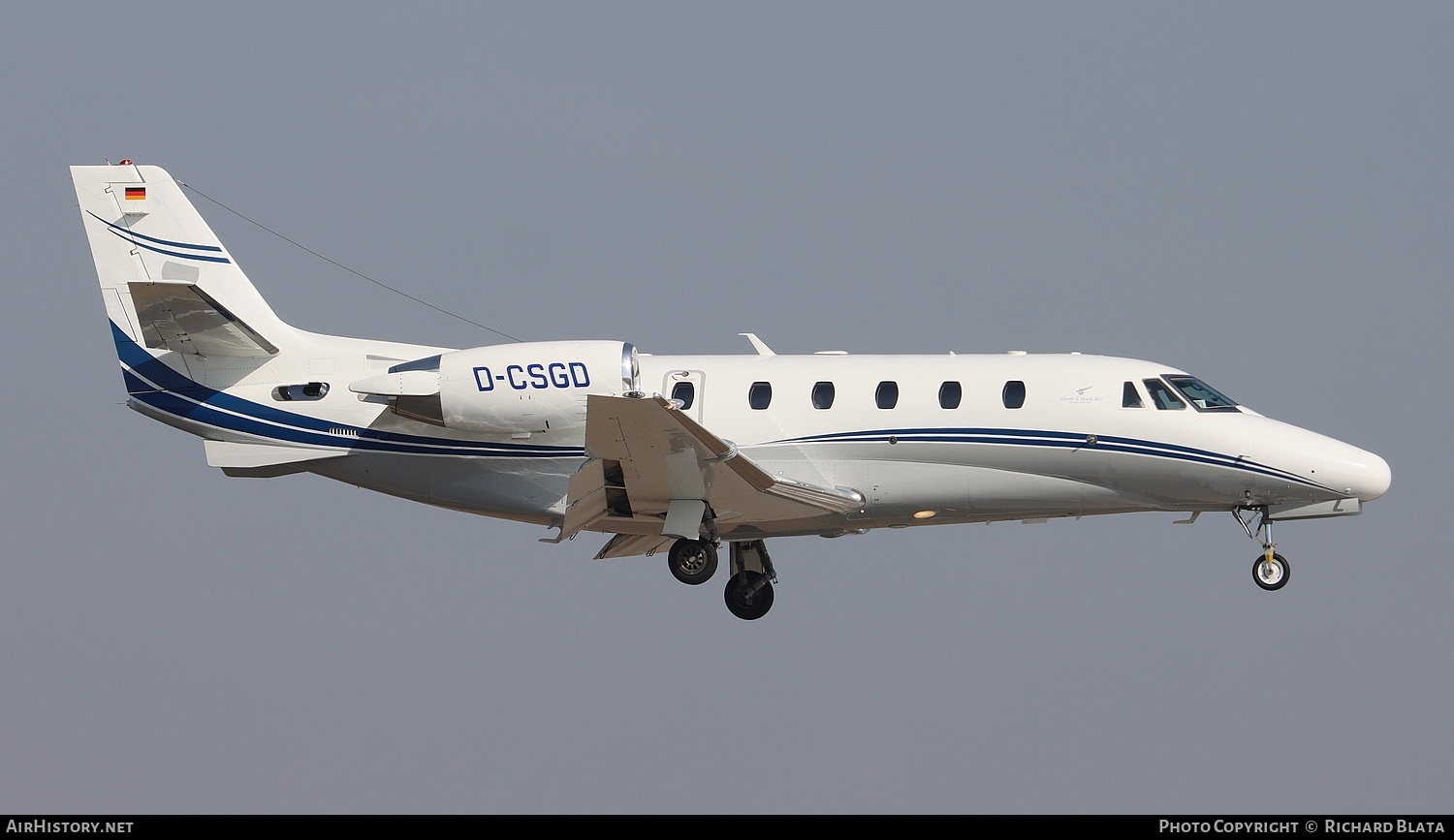 Aircraft Photo of D-CSGD | Cessna 560XL Citation XLS | Silver Cloud Air | AirHistory.net #787446