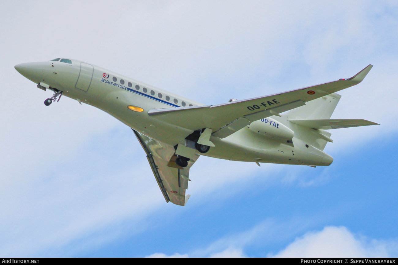 Aircraft Photo of OO-FAE | Dassault Falcon 7X | Belgium - Air Force | AirHistory.net #787477
