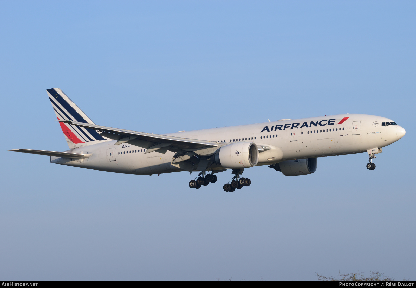 Aircraft Photo of F-GSPG | Boeing 777-228/ER | Air France | AirHistory.net #787483