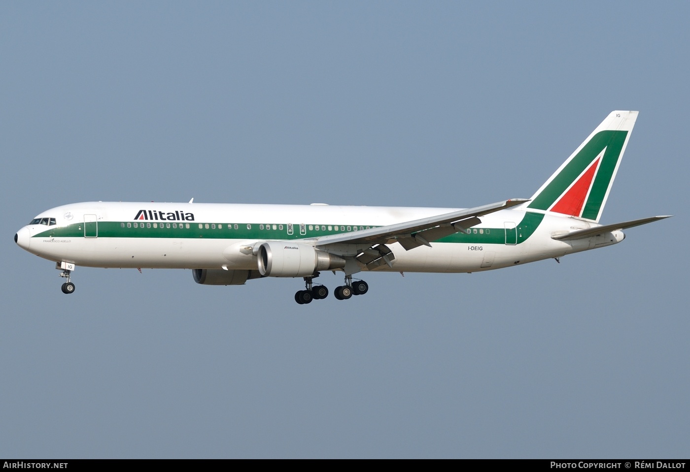 Aircraft Photo of I-DEIG | Boeing 767-33A/ER | Alitalia | AirHistory.net #787503