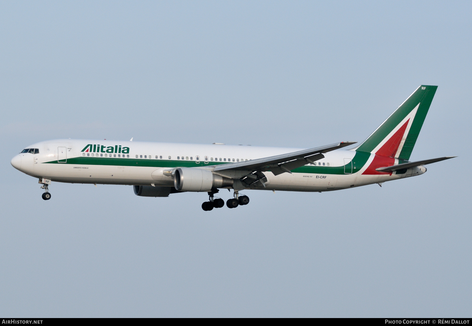 Aircraft Photo of EI-CRF | Boeing 767-31B/ER | Alitalia | AirHistory.net #787511