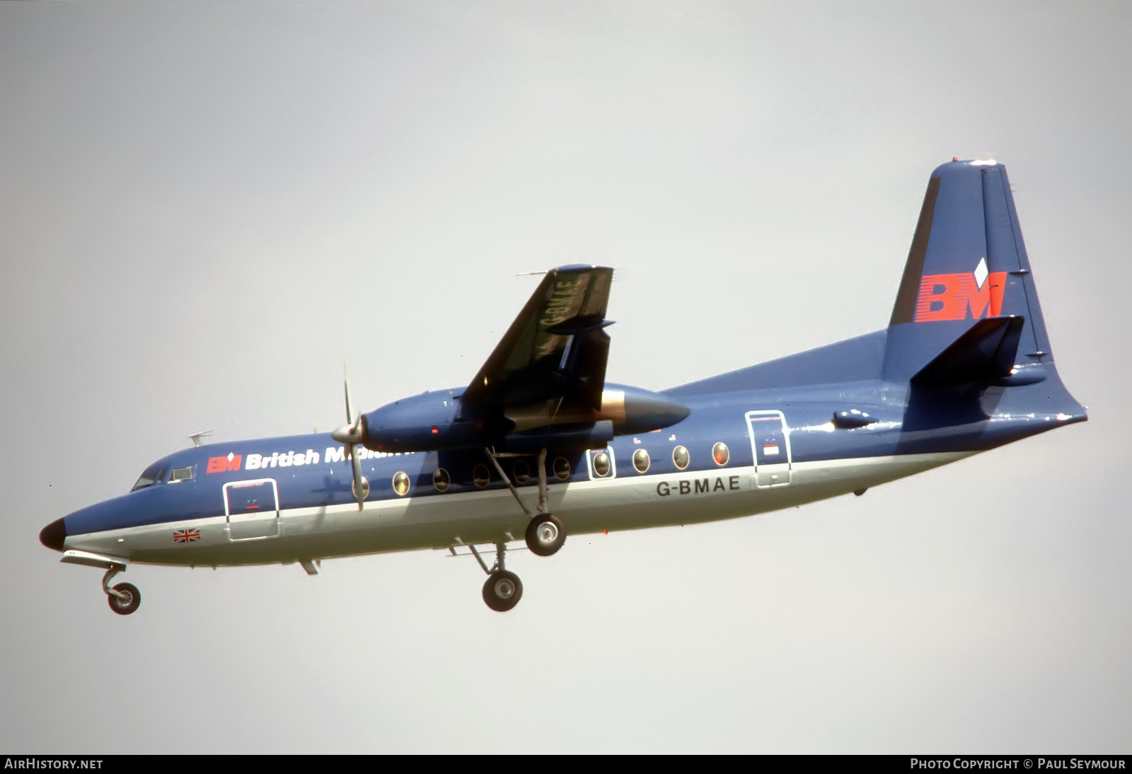 Aircraft Photo of G-BMAE | Fokker F27-200 Friendship | British Midland Airways - BMA | AirHistory.net #787549