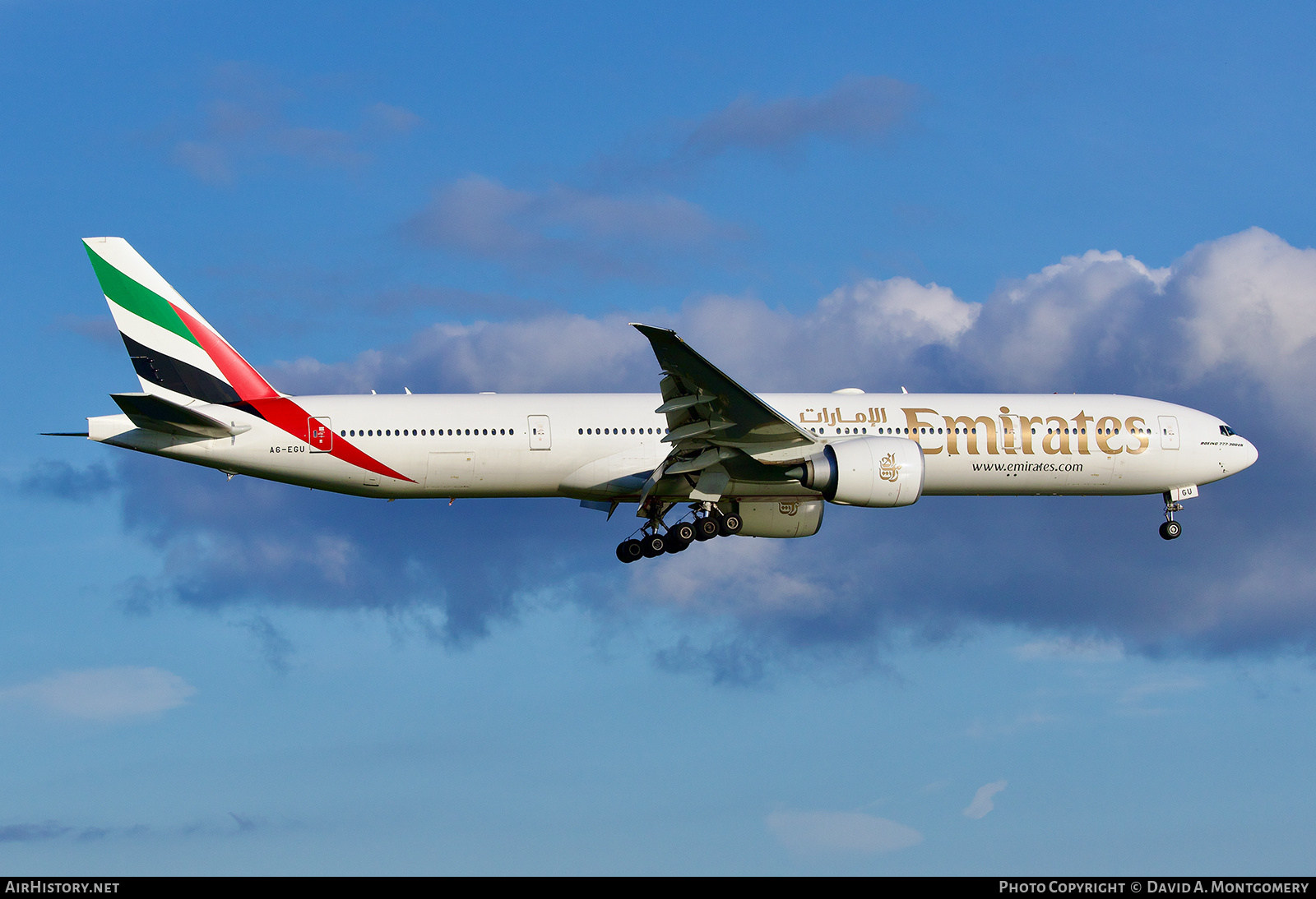 Aircraft Photo of A6-EGU | Boeing 777-31H/ER | Emirates | AirHistory.net #787550