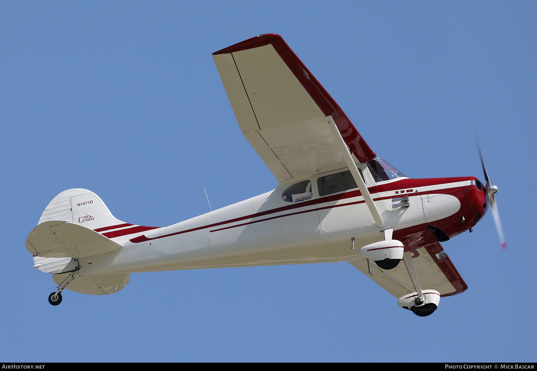 Aircraft Photo of N1471D | Cessna 170A | AirHistory.net #787554