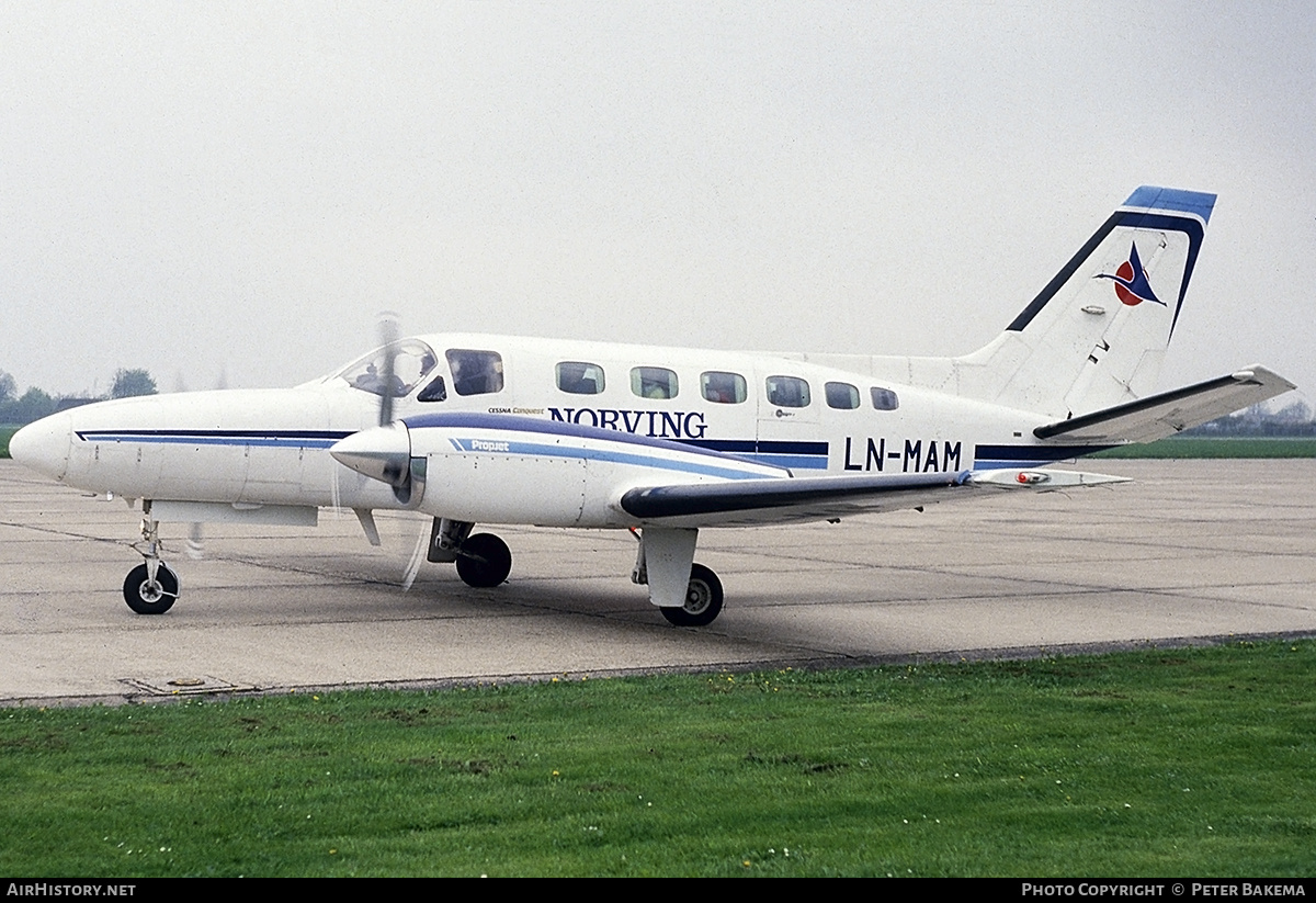 Aircraft Photo of LN-MAM | Cessna 441 Conquest | Norving | AirHistory.net #787566