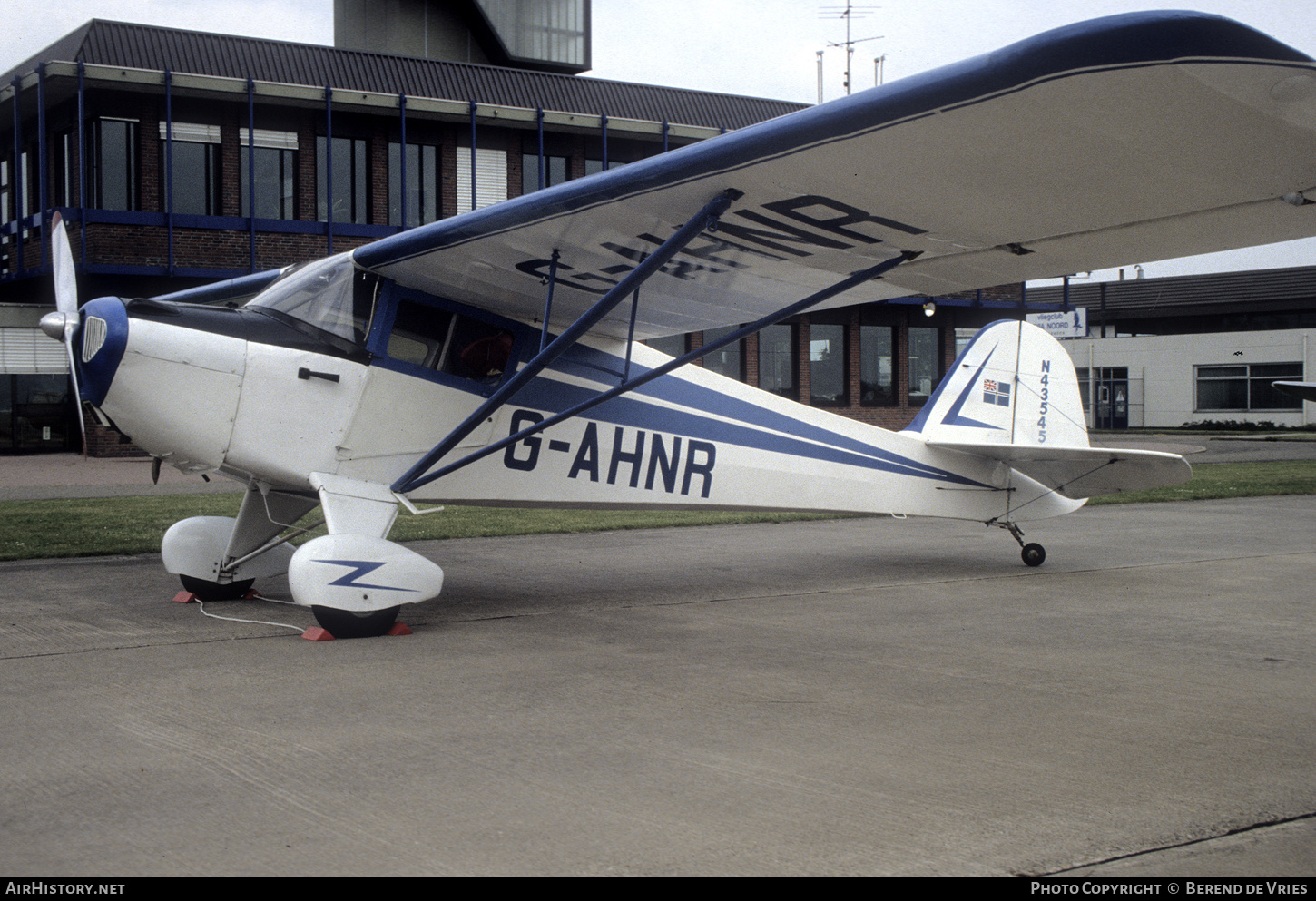 Aircraft Photo of G-AHNR / N43545 | Taylorcraft BC-12D | AirHistory.net #787636