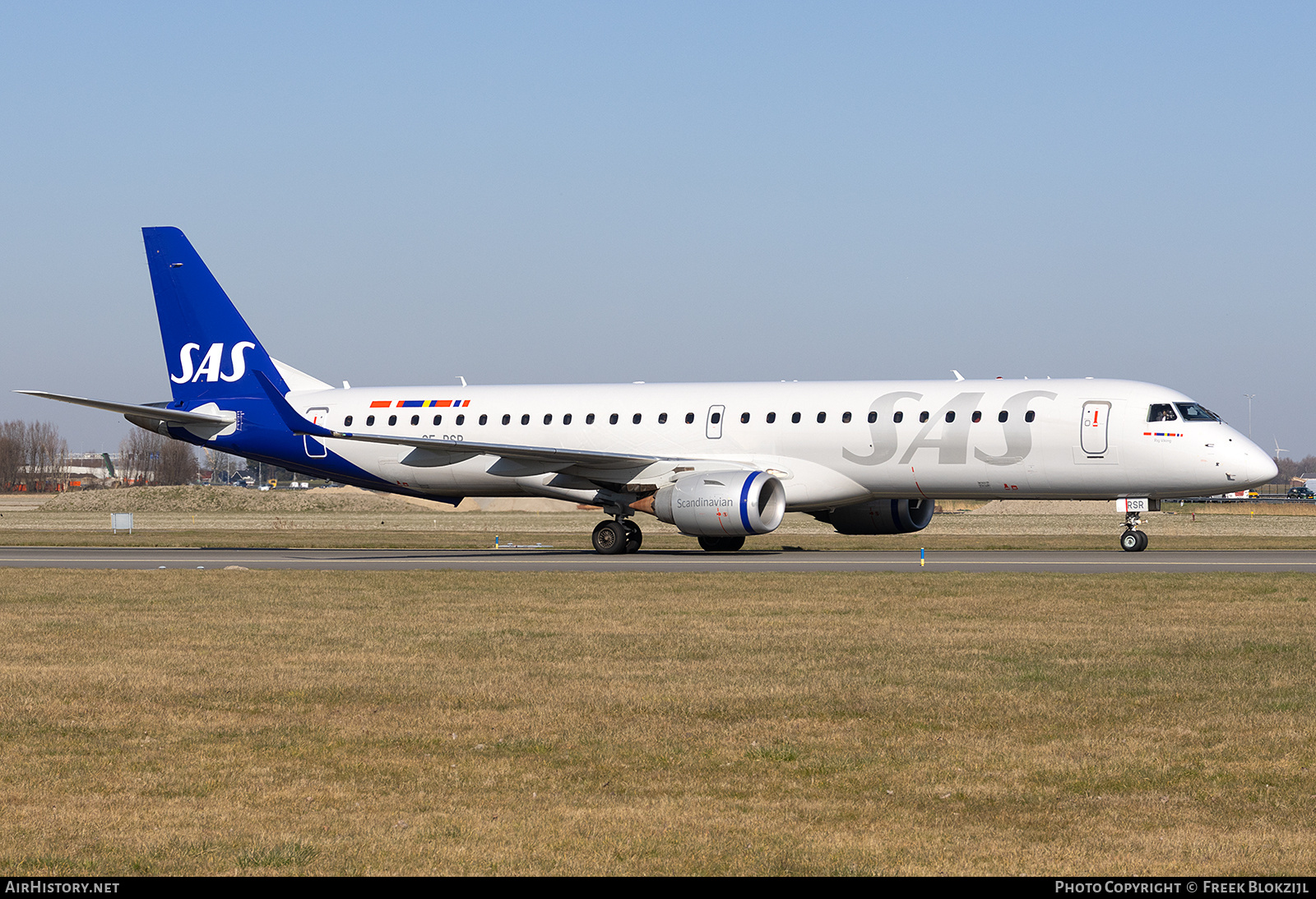 Aircraft Photo of SE-RSR | Embraer 195LR (ERJ-190-200LR) | Scandinavian Airlines - SAS | AirHistory.net #787639