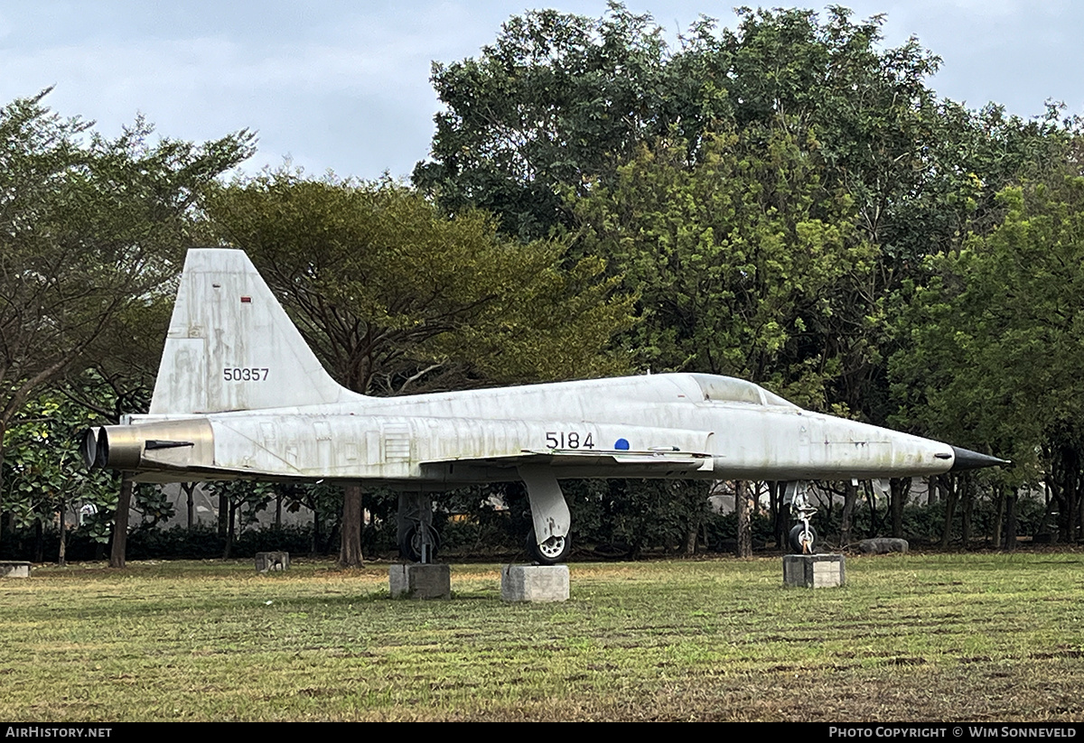Aircraft Photo of 5184 / 50357 | Northrop F-5E Tiger II | Taiwan - Air Force | AirHistory.net #787665