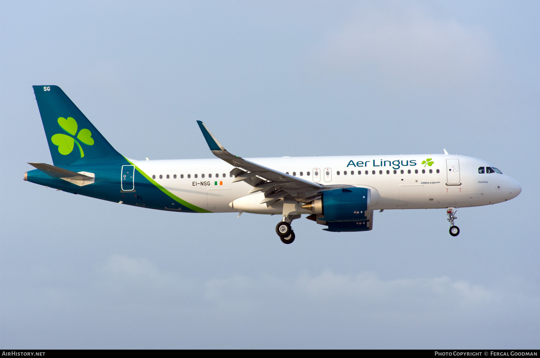 Aircraft Photo of EI-NSG | Airbus A320-251N | Aer Lingus | AirHistory.net #787680