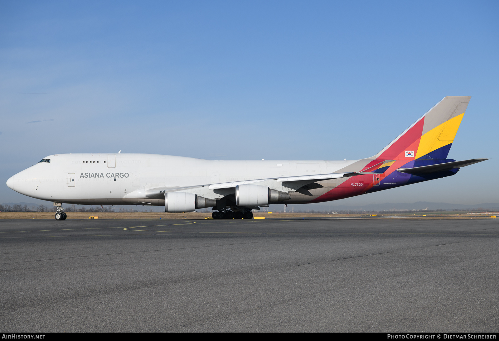 Aircraft Photo of HL7620 | Boeing 747-419(BDSF) | Asiana Airlines Cargo | AirHistory.net #787696