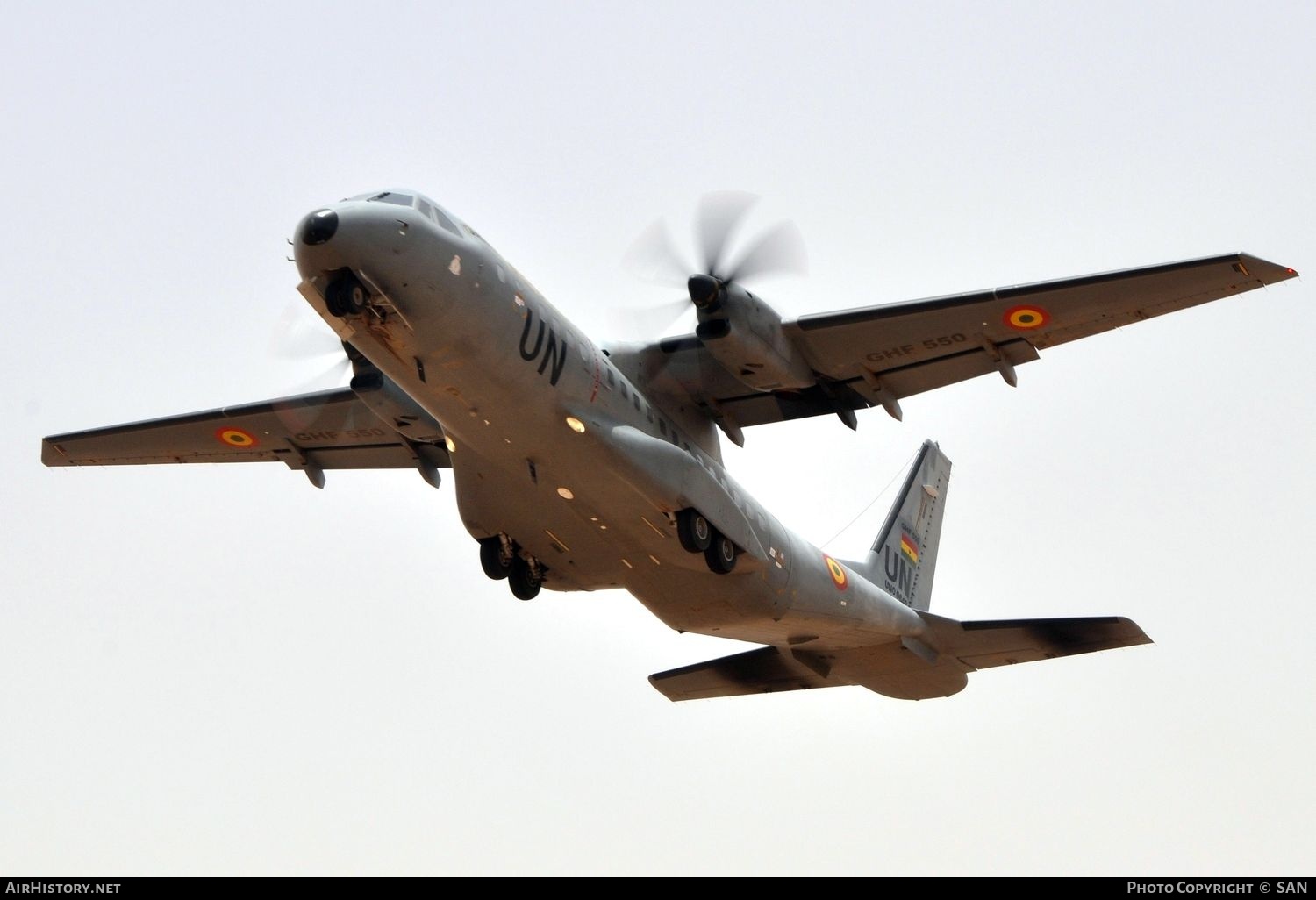 Aircraft Photo of GHF 550 / UNO064P | CASA C295M | Ghana - Air Force | AirHistory.net #787727