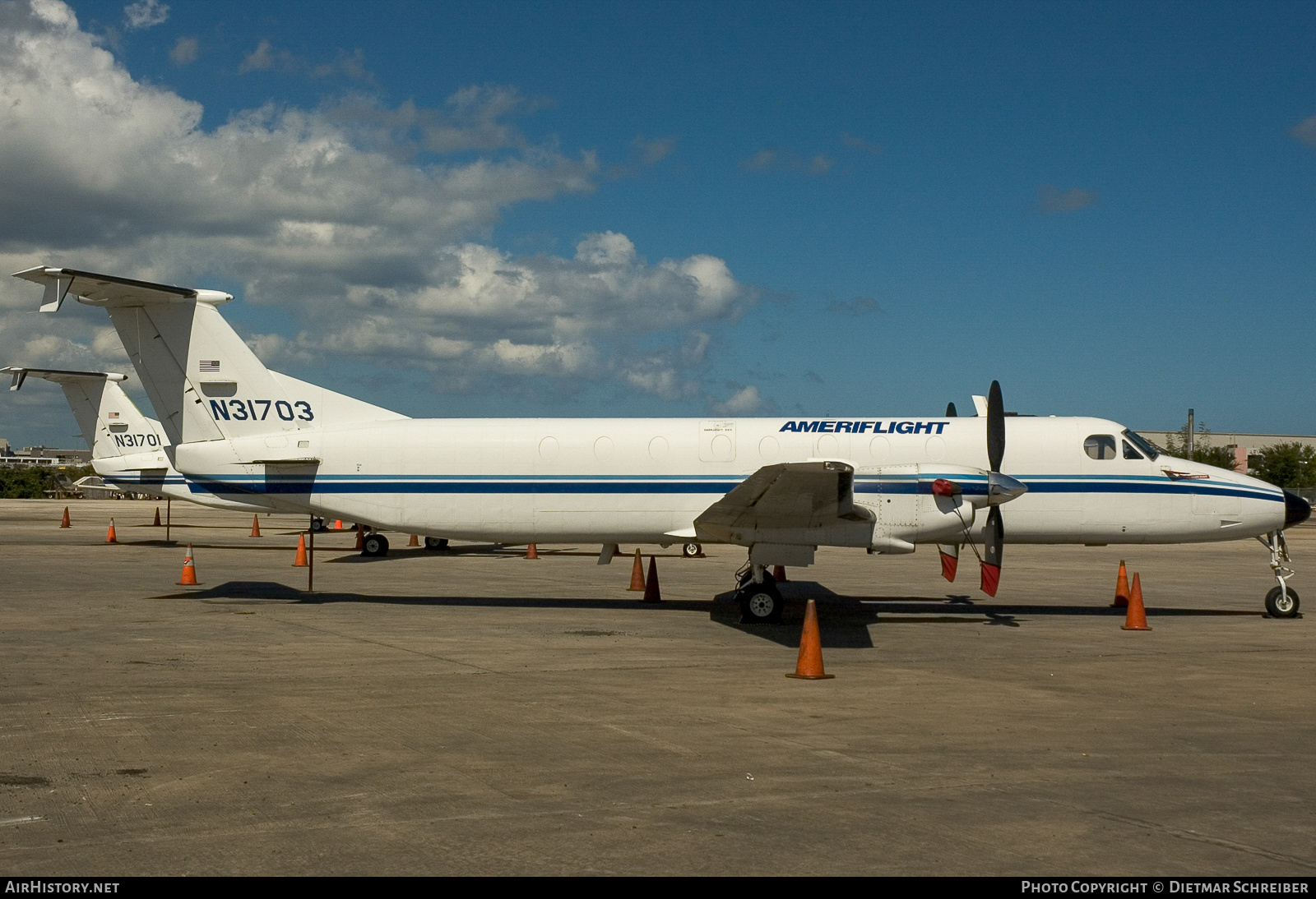 Aircraft Photo of N31703 | Beech 1900C | Ameriflight | AirHistory.net #787731